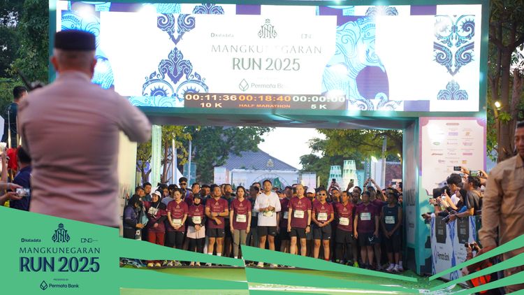 Race photo from Mangkunegaran Run 2025