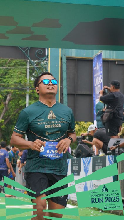 Race photo from Mangkunegaran Run 2025