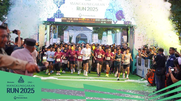 Race photo from Mangkunegaran Run 2025