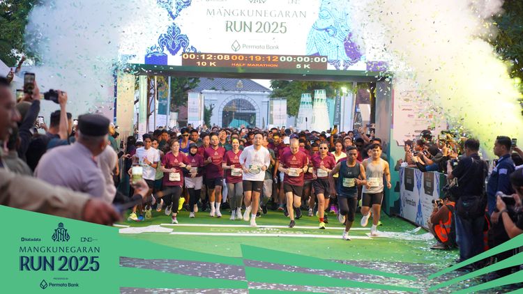 Race photo from Mangkunegaran Run 2025
