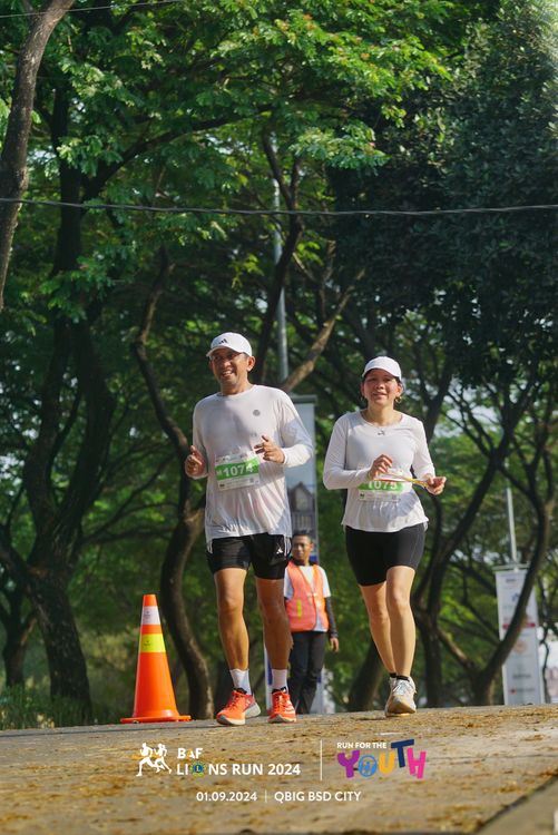 Race photo from BAF LIONS RUN 2024