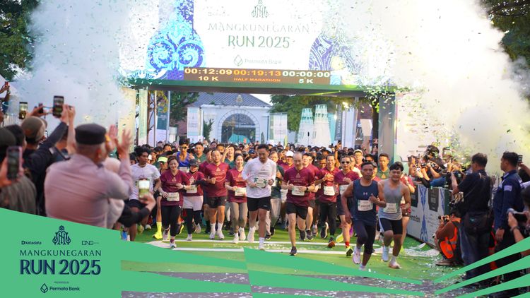 Race photo from Mangkunegaran Run 2025