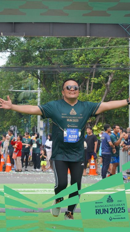 Race photo from Mangkunegaran Run 2025