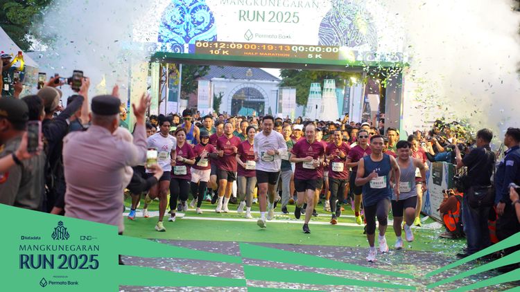 Race photo from Mangkunegaran Run 2025