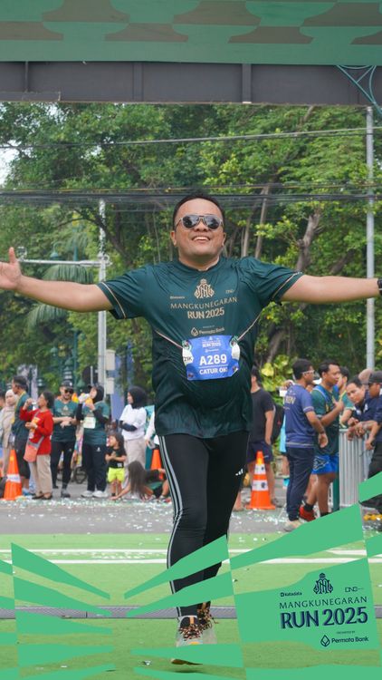 Race photo from Mangkunegaran Run 2025