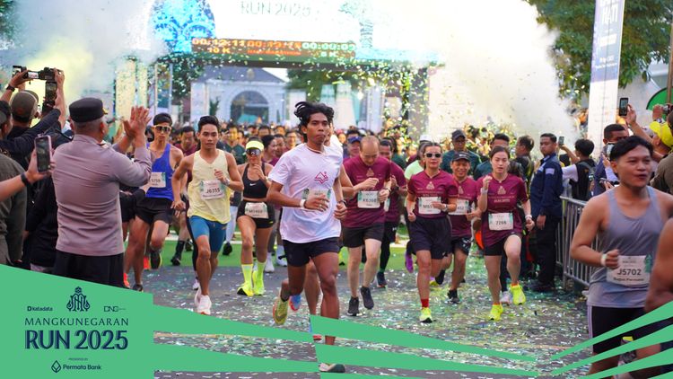 Race photo from Mangkunegaran Run 2025