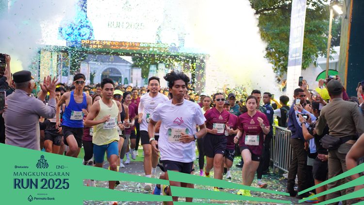 Race photo from Mangkunegaran Run 2025