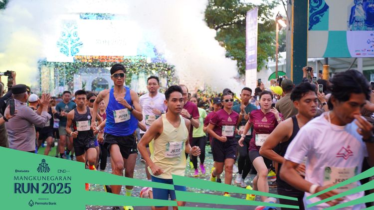 Race photo from Mangkunegaran Run 2025