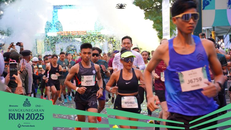 Race photo from Mangkunegaran Run 2025