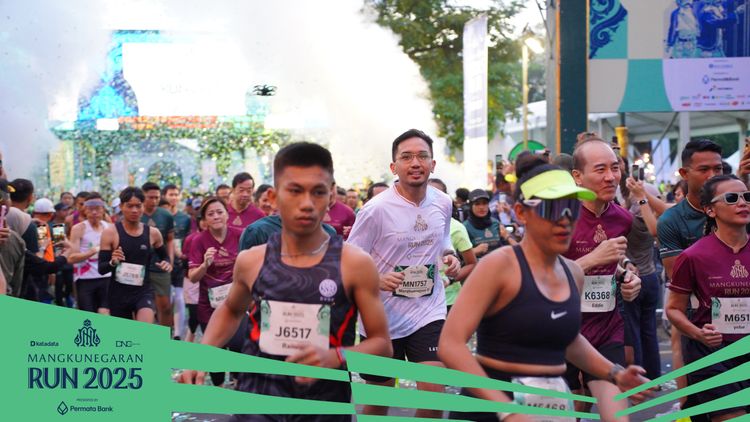 Race photo from Mangkunegaran Run 2025