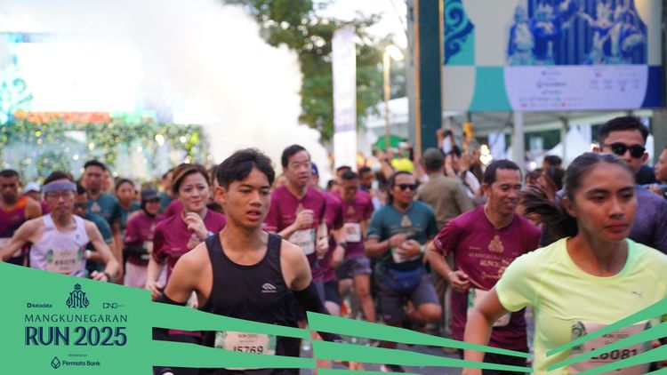 Race photo from Mangkunegaran Run 2025