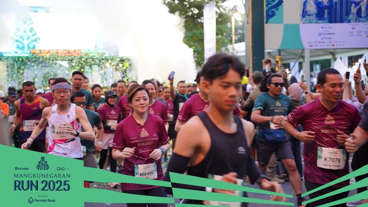Race photo from Mangkunegaran Run 2025