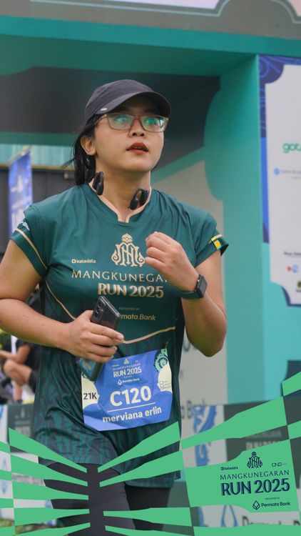 Race photo from Mangkunegaran Run 2025