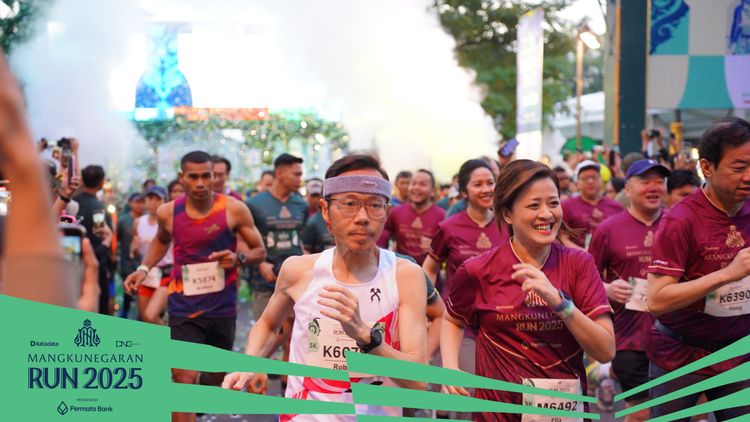Race photo from Mangkunegaran Run 2025