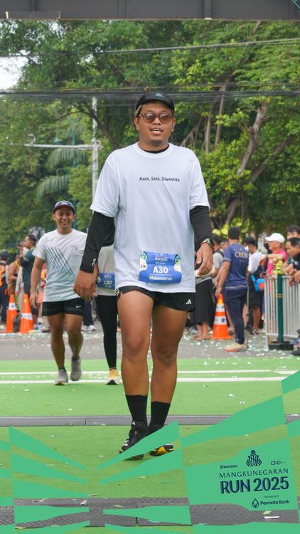 Race photo from Mangkunegaran Run 2025