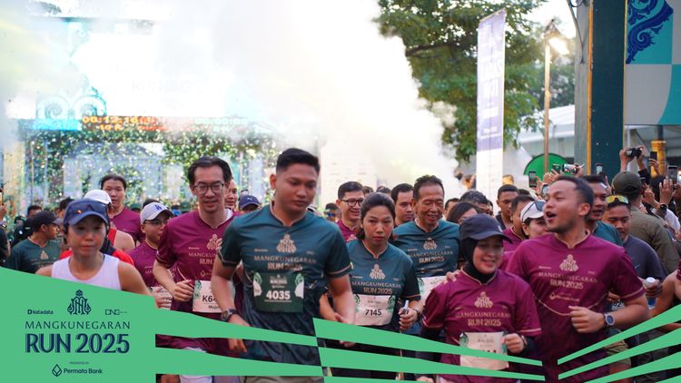 Race photo from Mangkunegaran Run 2025