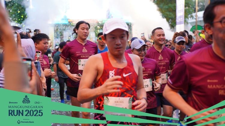 Race photo from Mangkunegaran Run 2025