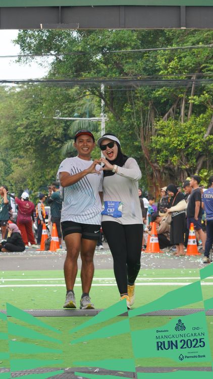 Race photo from Mangkunegaran Run 2025