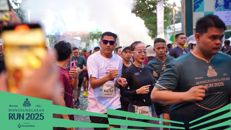 Race photo from Mangkunegaran Run 2025