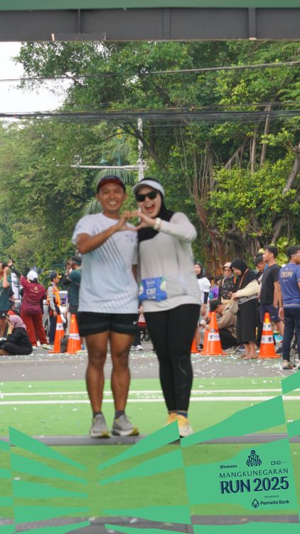 Race photo from Mangkunegaran Run 2025