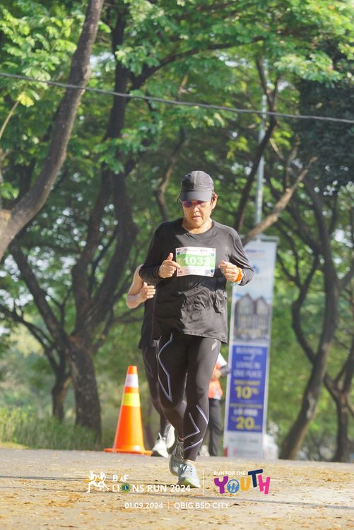 Race photo from BAF LIONS RUN 2024