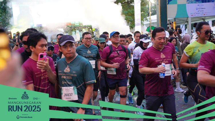 Race photo from Mangkunegaran Run 2025