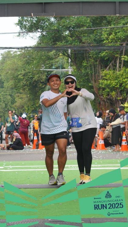Race photo from Mangkunegaran Run 2025