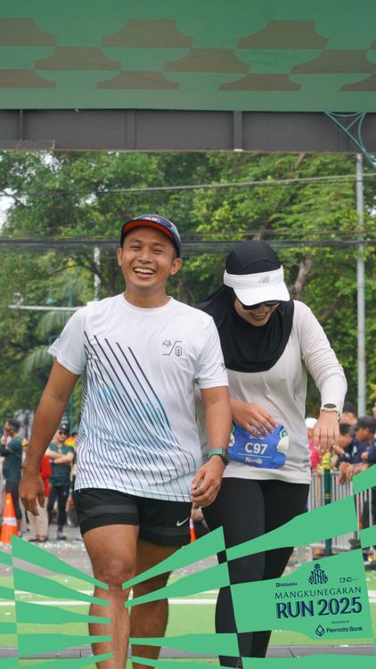 Race photo from Mangkunegaran Run 2025