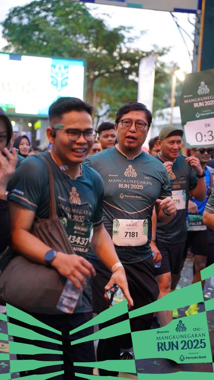 Race photo from Mangkunegaran Run 2025