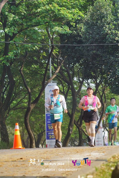 Race photo from BAF LIONS RUN 2024