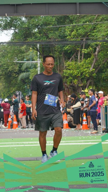 Race photo from Mangkunegaran Run 2025