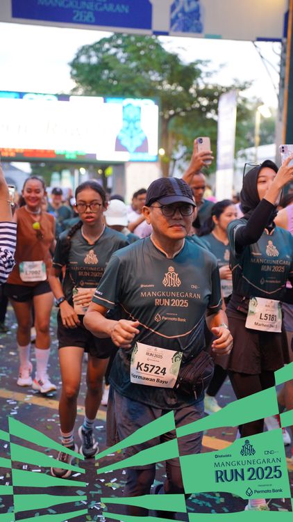Race photo from Mangkunegaran Run 2025