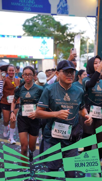 Race photo from Mangkunegaran Run 2025