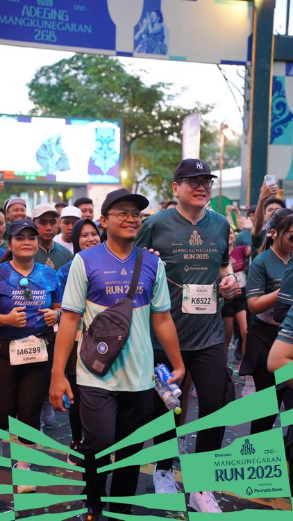 Race photo from Mangkunegaran Run 2025