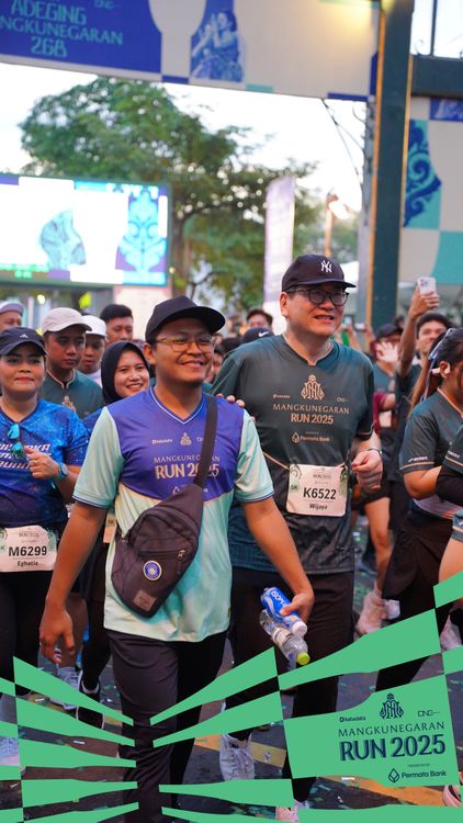 Race photo from Mangkunegaran Run 2025
