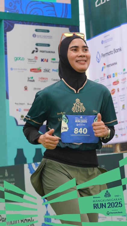 Race photo from Mangkunegaran Run 2025