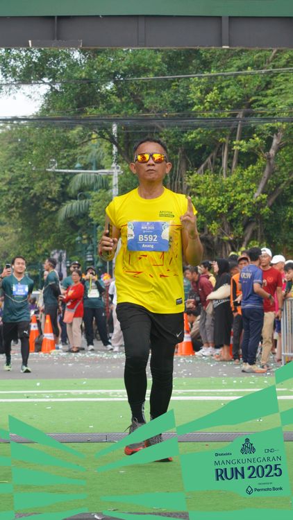Race photo from Mangkunegaran Run 2025
