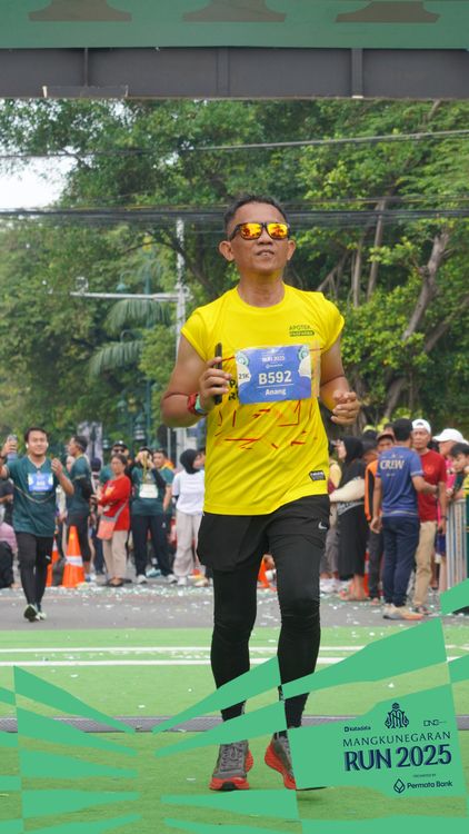 Race photo from Mangkunegaran Run 2025