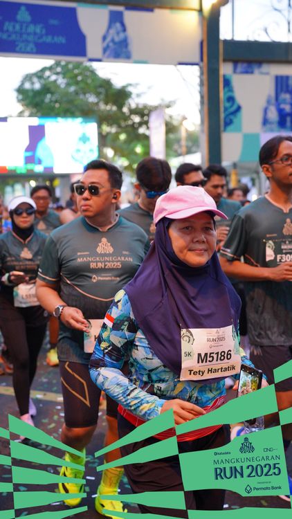 Race photo from Mangkunegaran Run 2025