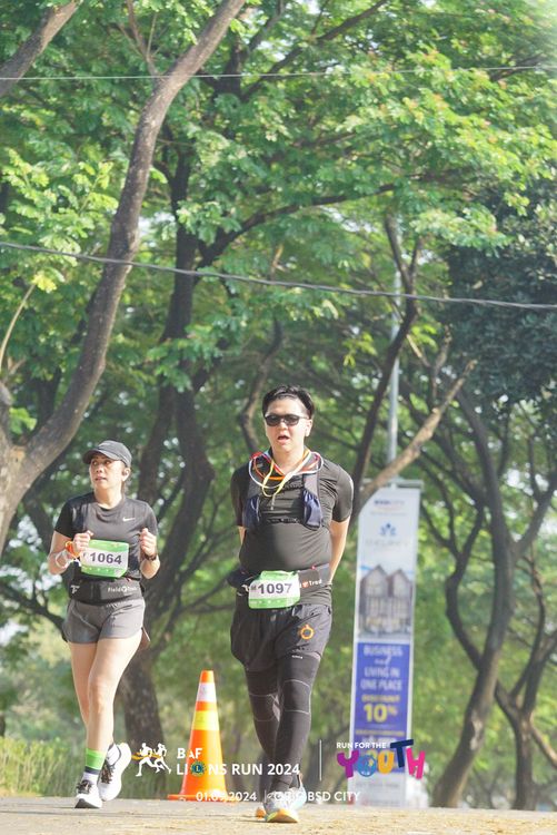 Race photo from BAF LIONS RUN 2024