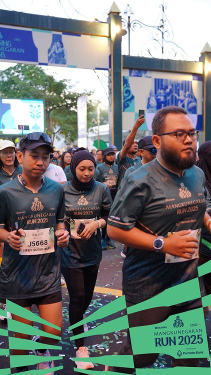 Race photo from Mangkunegaran Run 2025