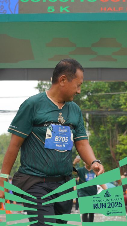 Race photo from Mangkunegaran Run 2025