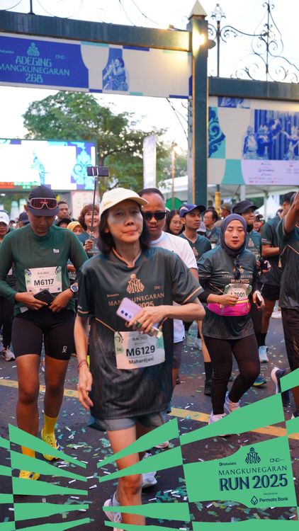 Race photo from Mangkunegaran Run 2025