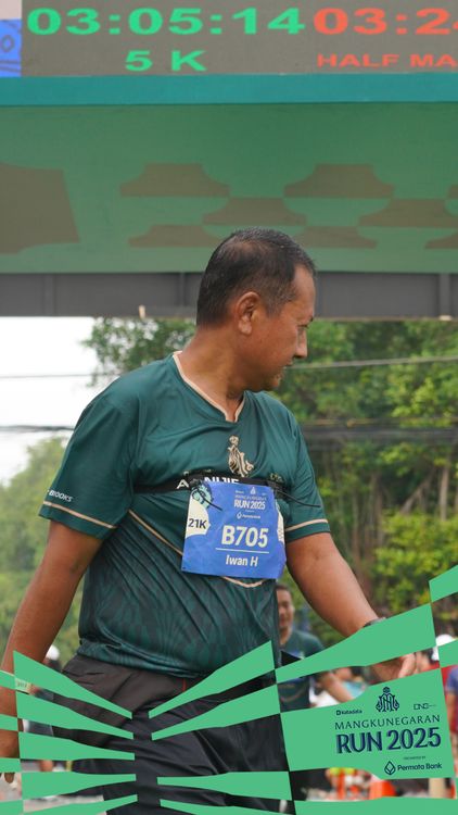 Race photo from Mangkunegaran Run 2025