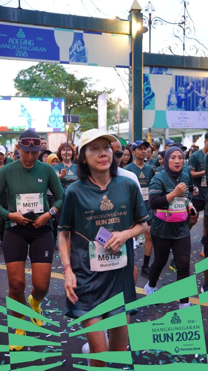 Race photo from Mangkunegaran Run 2025