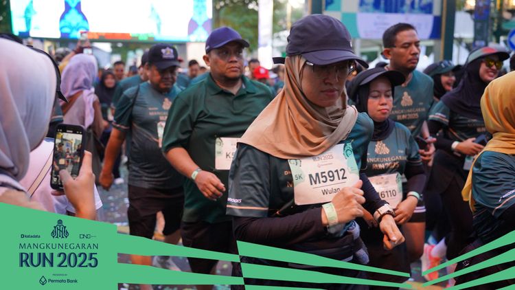 Race photo from Mangkunegaran Run 2025