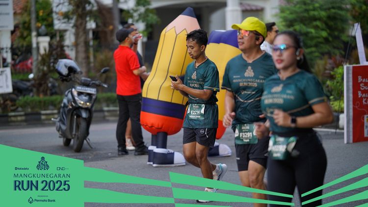 Race photo from Mangkunegaran Run 2025