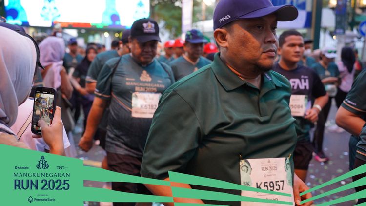 Race photo from Mangkunegaran Run 2025