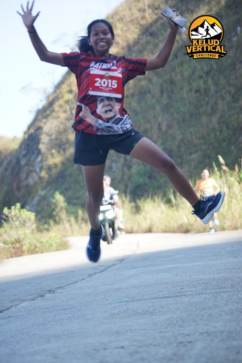 Race photo from Kelud Vertical Challenge 2024