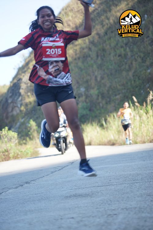 Race photo from Kelud Vertical Challenge 2024